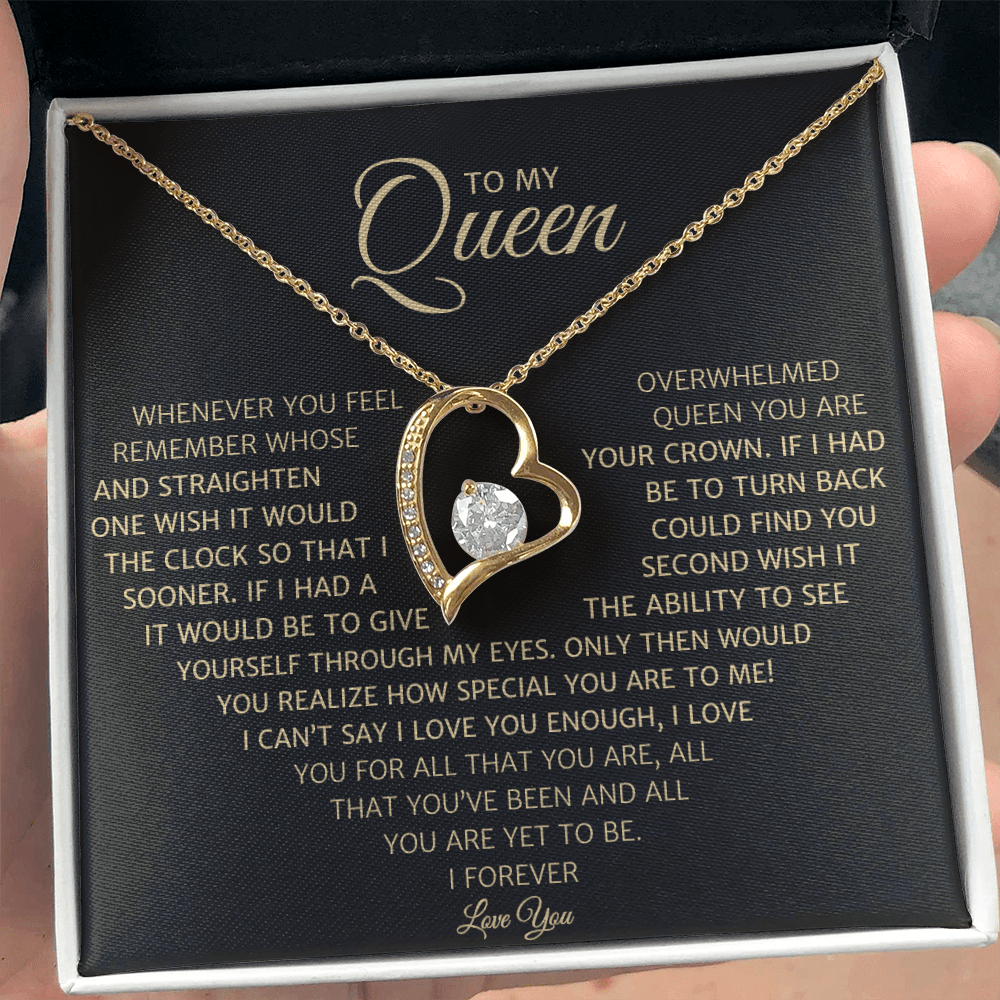To My Queen, Forever Love Necklace