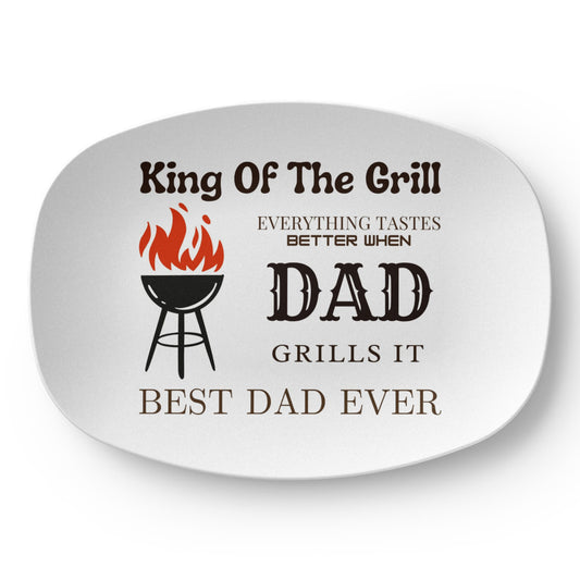 King Of The Grill, Food Serving Platter
