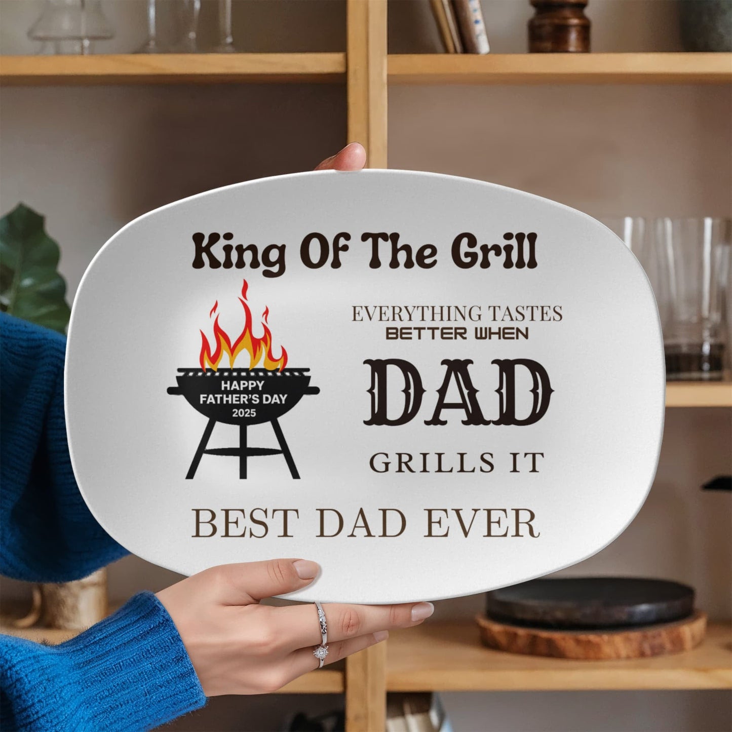 King Of The Grill, Serving Platter
