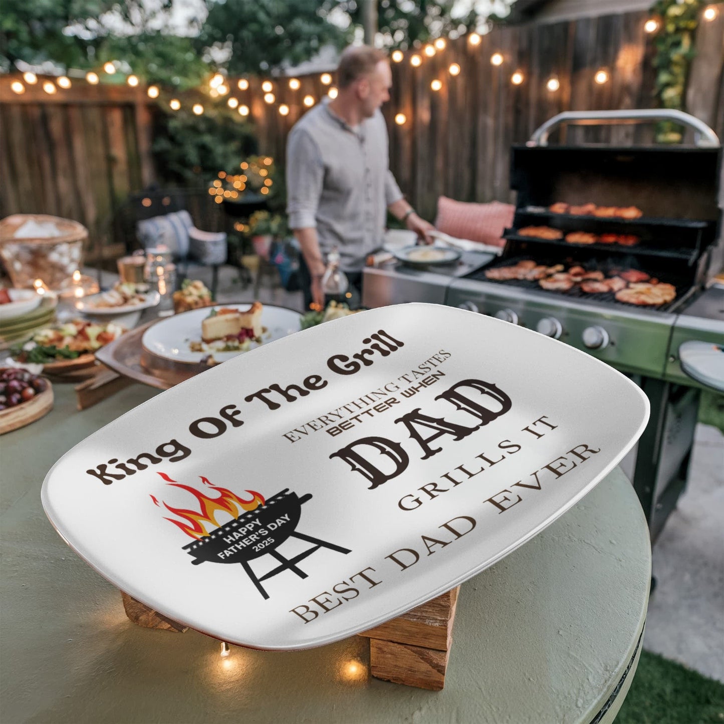 King Of The Grill, Serving Platter