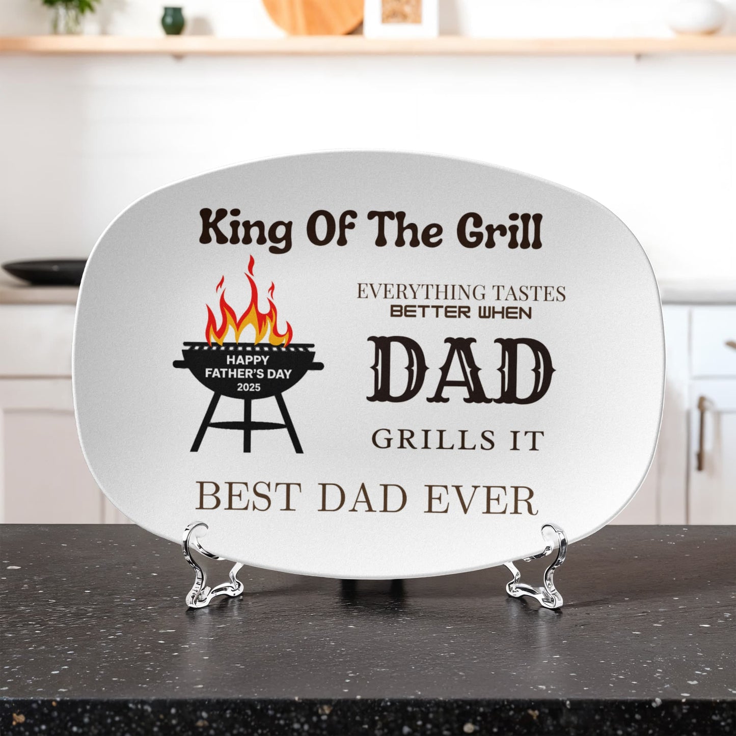 King Of The Grill, Serving Platter