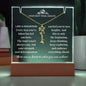 Acrylic Bundle With Graduation Cap Name Necklace
