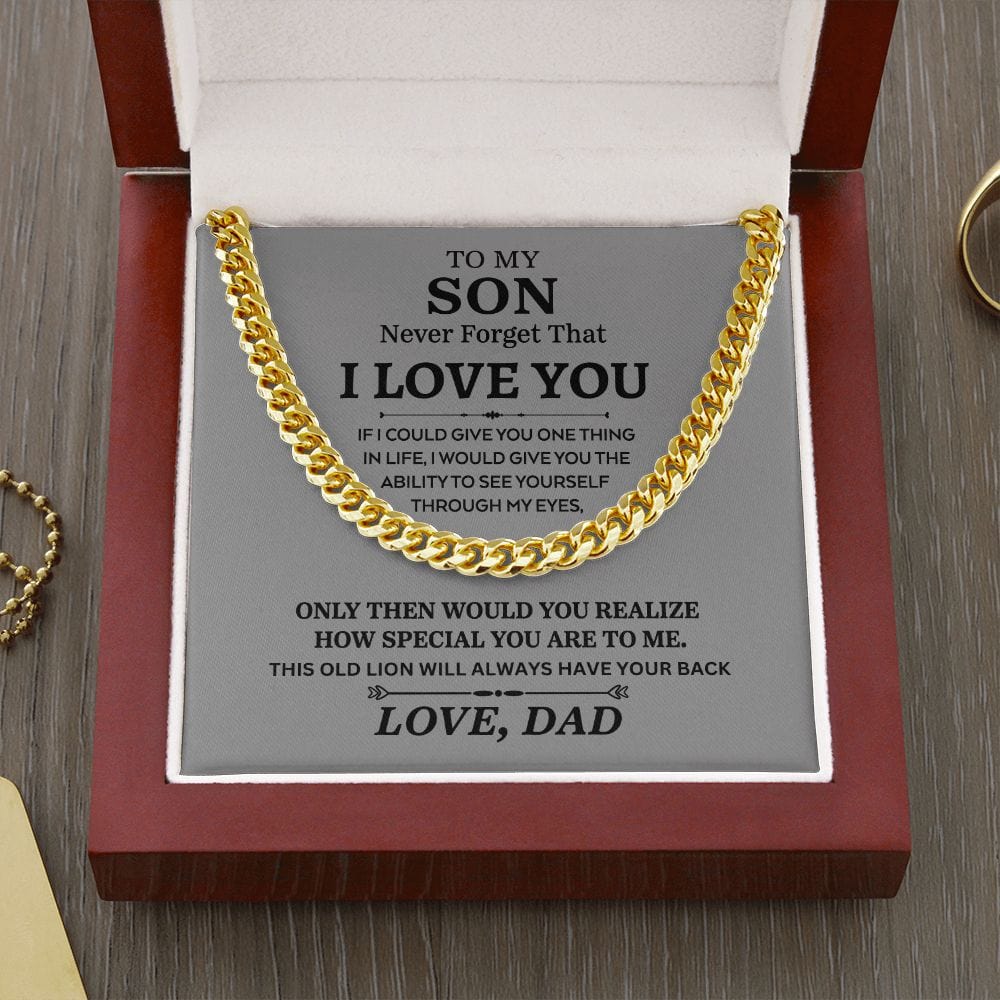 This Old Lion, Cuban Chain Link Necklace