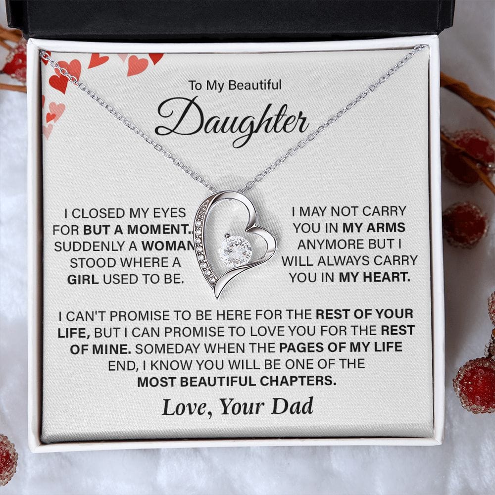 I Closed My Eyes, Forever Love Necklace
