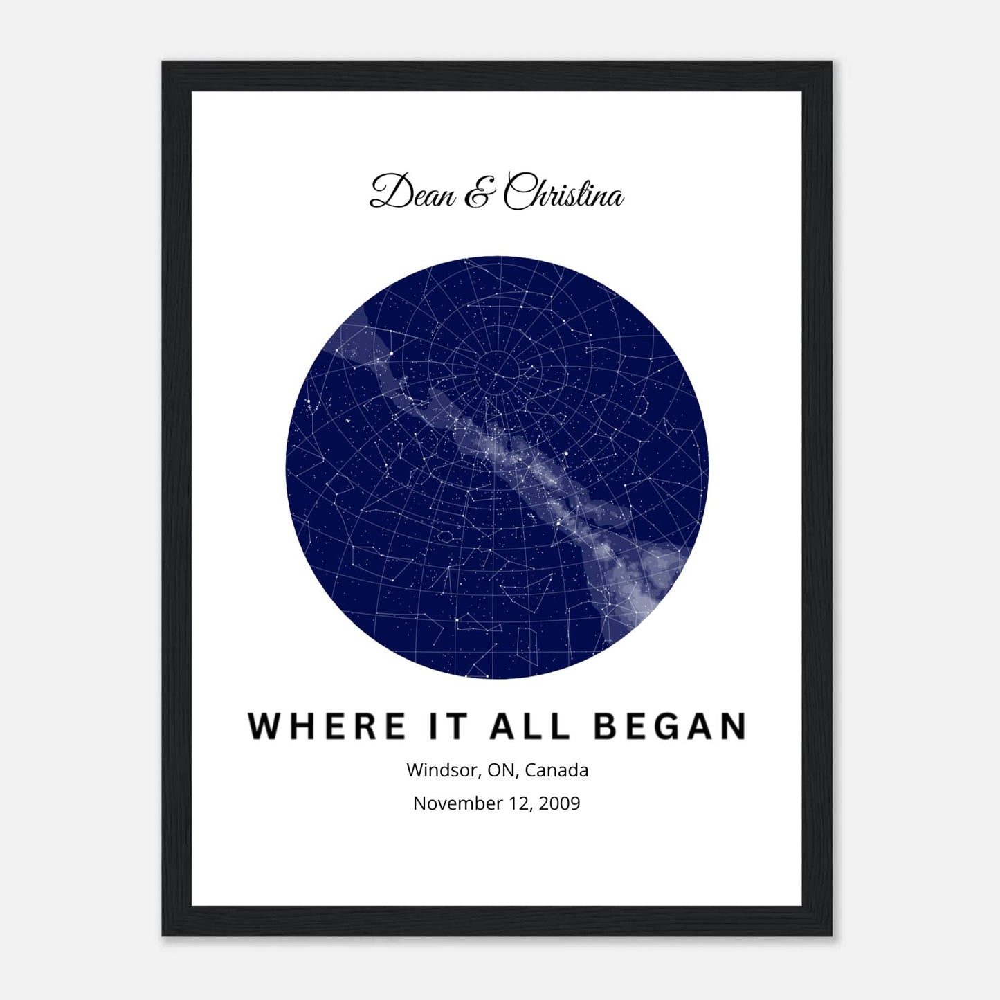 Where It All Began, 12 X 16" Classic Matte Paper Wooden Framed Poster